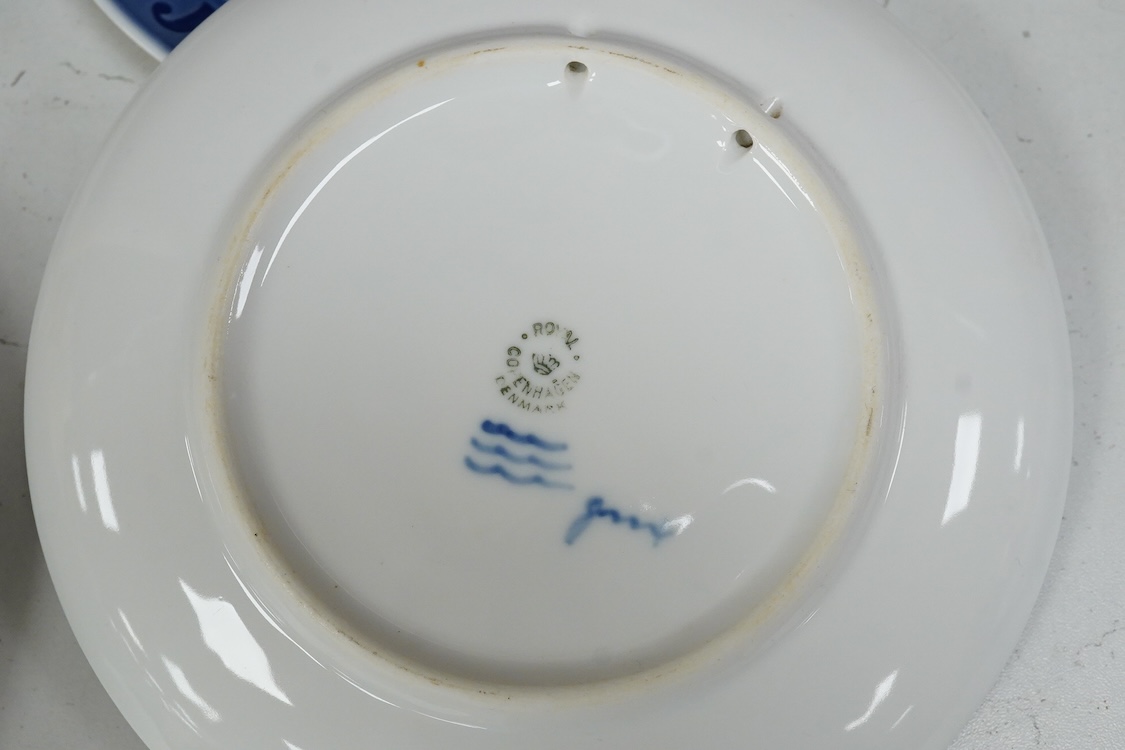 Thirteen Royal Copenhagen Christmas plates to include 1930, 1939, 1949, 1950 and 1951, 18cm in diameter